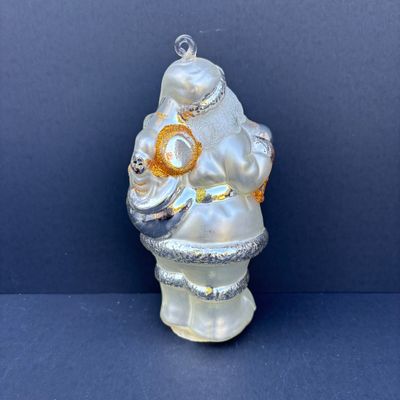 LOT 73: Dept 56 Hand Blown Mercury Glass Ornaments in Original Boxes