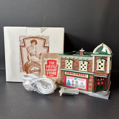 LOT 154: Department 56 Profiles The Heinz Grocery Store Christmas Village Building (4 of 6)