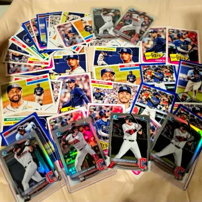 Baseball Collection ALDS Rays and Indians/Guardians Value Card Lot