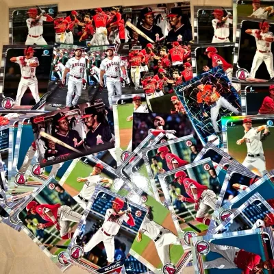 Los Angeles Angels Baseball Trading Cards Lot - Bowman, Stadium Club, Panini