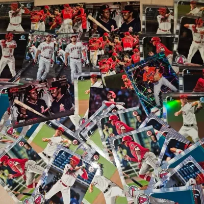 Los Angeles Angels Baseball Trading Cards Lot - Bowman, Stadium Club, Panini