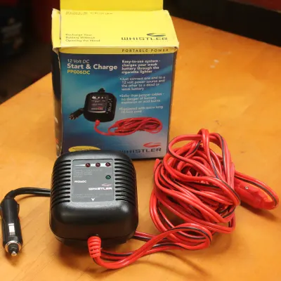 Whistler 12 Volt DC Start & Charge PP006DC portable power system, complete with original box, red power cord, and cigarette lighter...