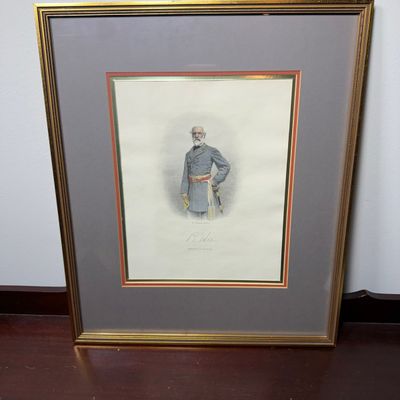 W. G. Jackman Robert E. Lee Stipple and Line Engraving Published by Blelock and Co.