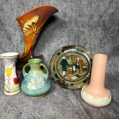 A Collection of American, Canadian, and Italian Art Pottery and Earthenware