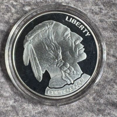 2002 US Buffalo Silver Commemorative Round
