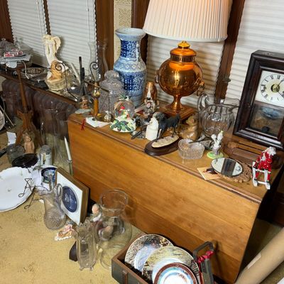 Huge Total Room Contents Lot - Antiques, Collectibles Etc