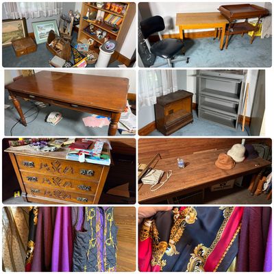 Huge Attic Contents Lot - Furniture, Collectibles and more!
