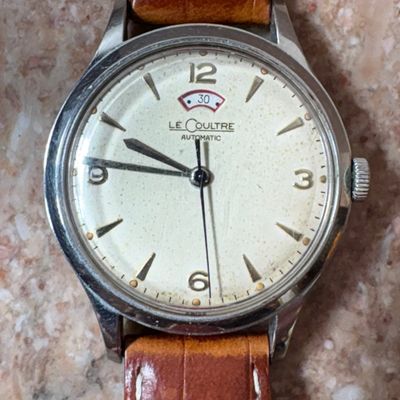 LeCoultre Powermatic Stainless Steel Automatic Wristwatch