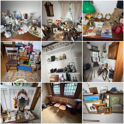 Huge Contents Lot - Vintage, Antiques, Collectibles