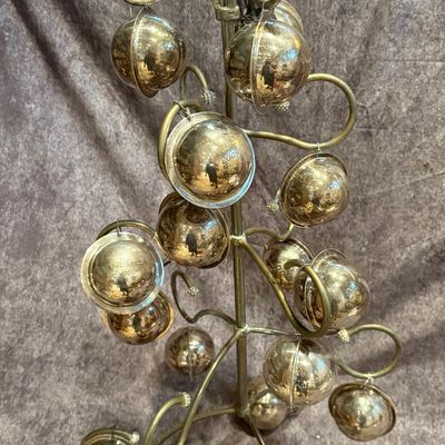 An Assortment of Dated Sterling Silver Christmas Ornaments with Decorative Tree Armature