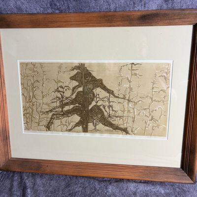 Daniel Long Serigraph Cornfield