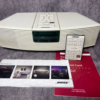 Bose Wave Radio Model AWR1-1W and Remote Control
