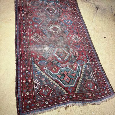 Hand Knotted Tribal Medallion Rug 4.5 x 8 Feet