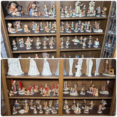 A Large Collection of Goebel M.I. Hummel Porcelain and Ceramic Figurines and Religious Items
