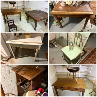 Basement Furniture Contents Lot - many pieces!