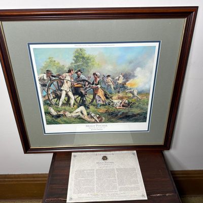 Don Troiani, Molly Pitcher, Signed and Numbered Limited Edition Offset Lithograph