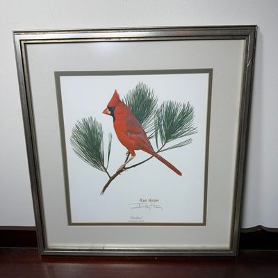 Ray Harm Cardinal Offset Lithograph