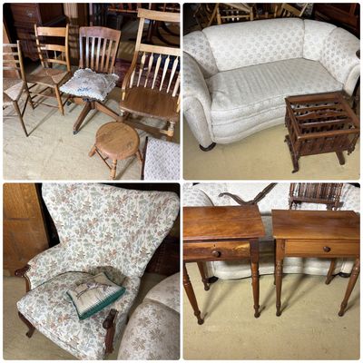 A Collection of American Vernacular and Period Style Furniture