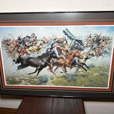 Frank C. McCarthy Signed Limited Edition Print The Last Stand: Little Big Horn
