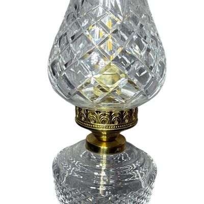 Waterford Crystal Inishturk Electric Hurricane Table Lamp