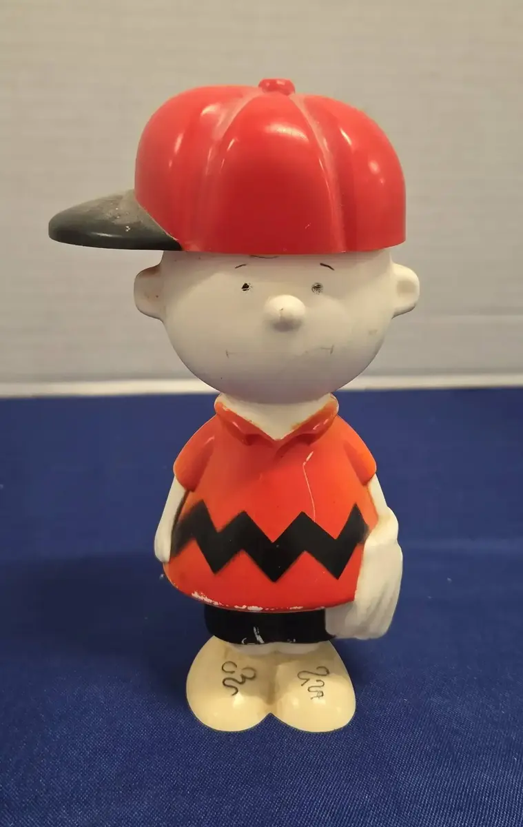 Vintage Avon Charlie Brown Shampoo Bottle - 1970s, Empty