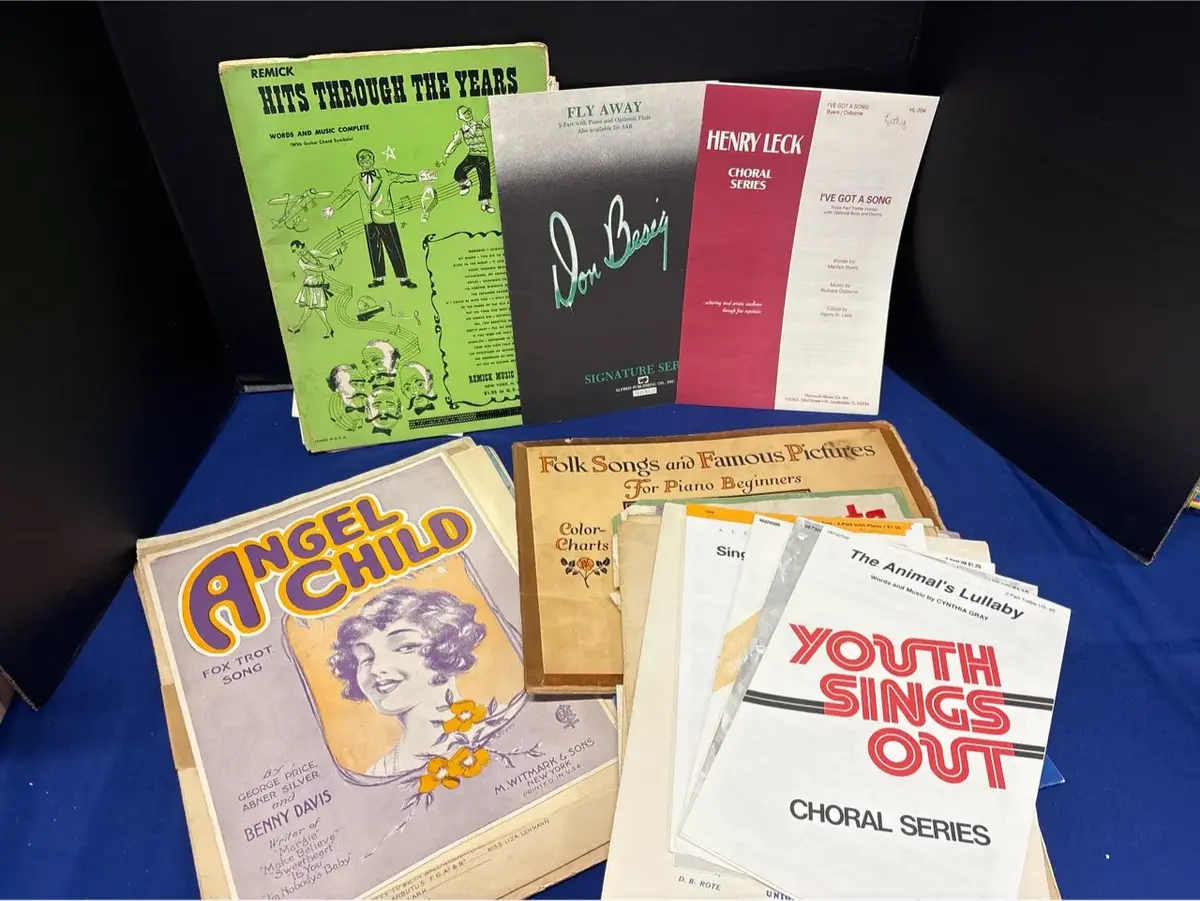Vintage Sheet Music - Angel Child, Folk Songs, Piano, Youth Choir