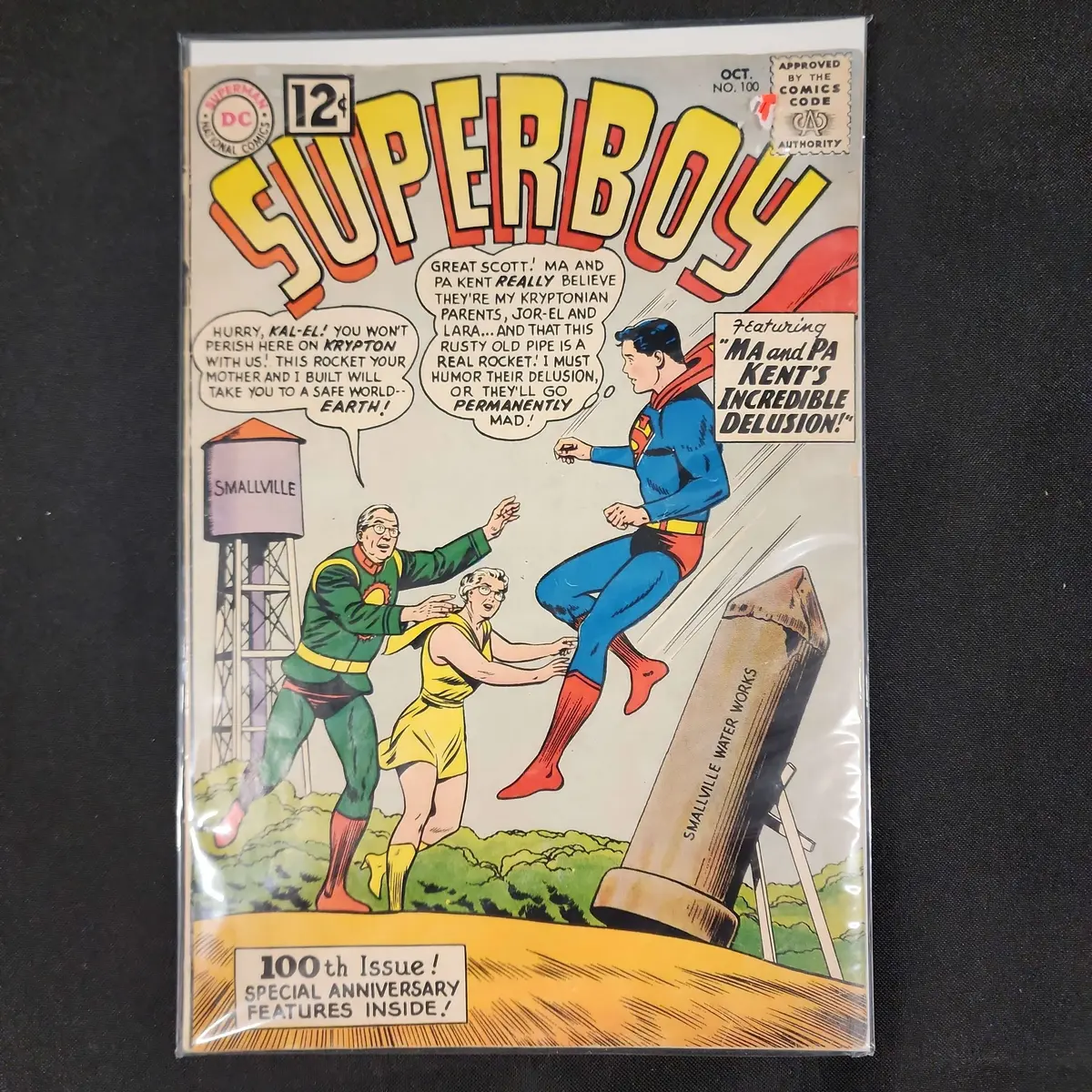 DC Comics Superboy - October No. 100, 100th Issue, Special Anniversary Features 