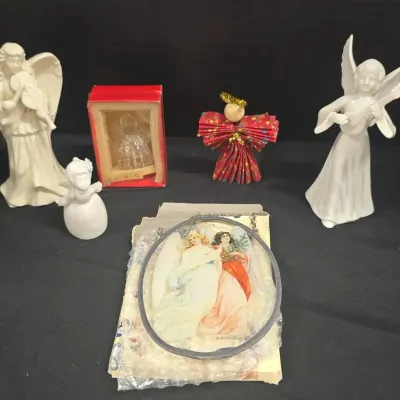 Angel Figures - Lenox, Handcrafted, Crystal, Holiday