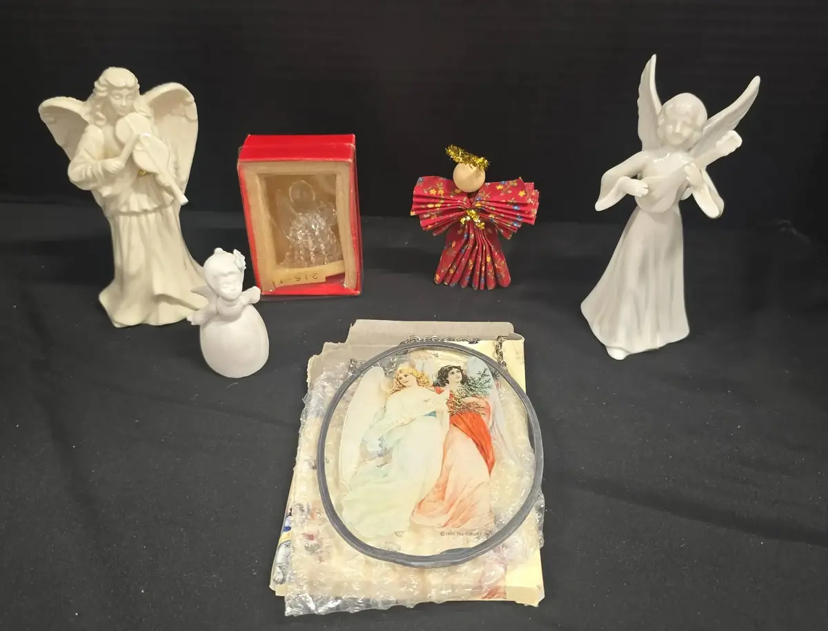 Angel Figures - Lenox, Handcrafted, Crystal, Holiday