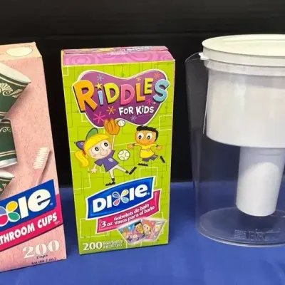 Stay Hydrated - Brita Filtration Pitcher + Dixie 3oz Cups 