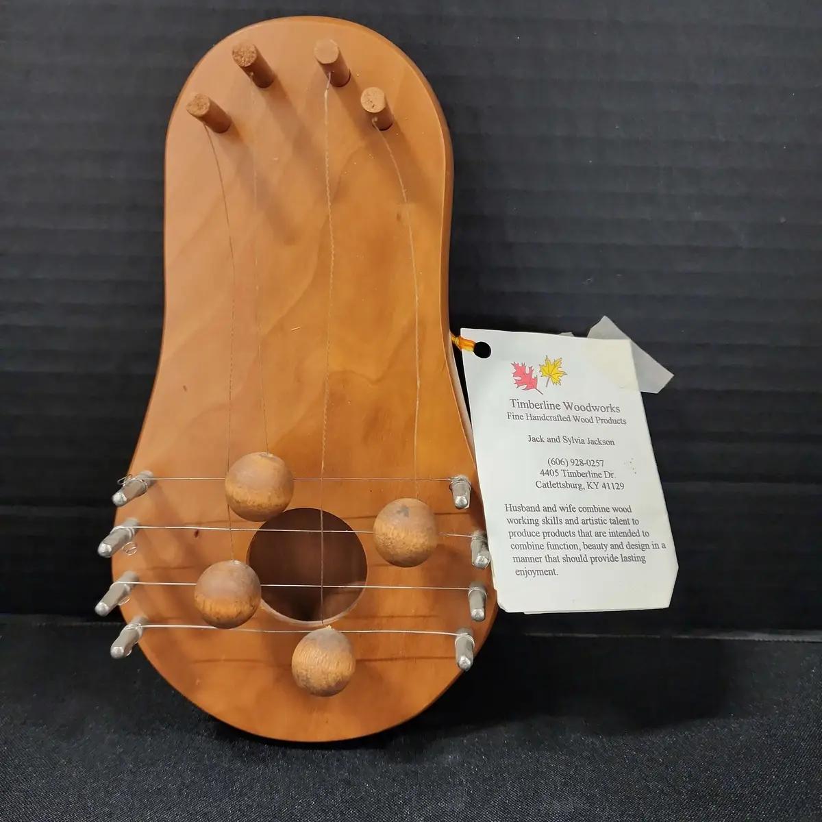 Appalachian Wooden Door Harp, Timberline Woodworks, Handcrafted 