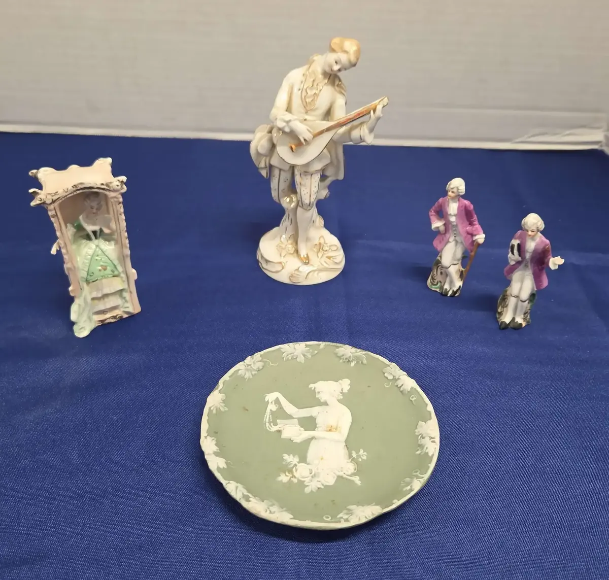 Vintage Porcelain Figurines - Japan, Decorative Plate