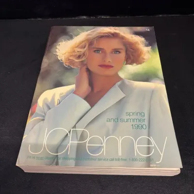 Vintage JCPenney Spring and Summer 1990 Catalog - Big Book, Retro, Fashion, Decor
