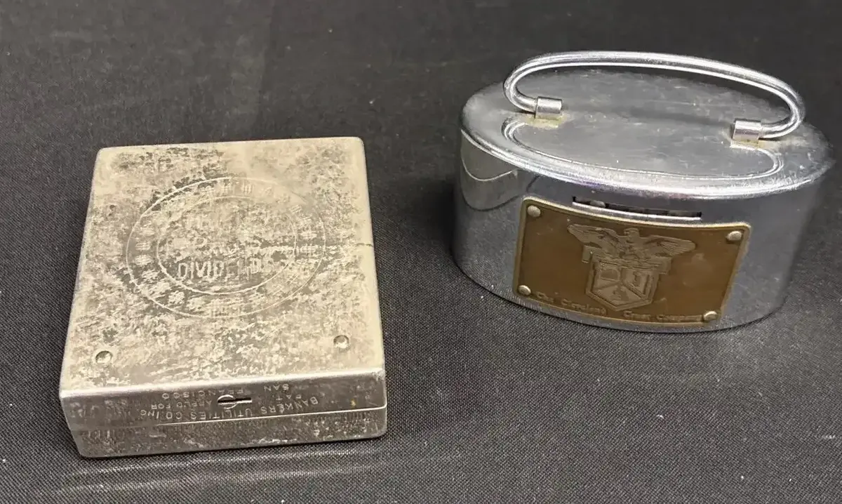 2 Vintage Promotional Metal Coin Banks - Fulton Savings & Cleveland Trust