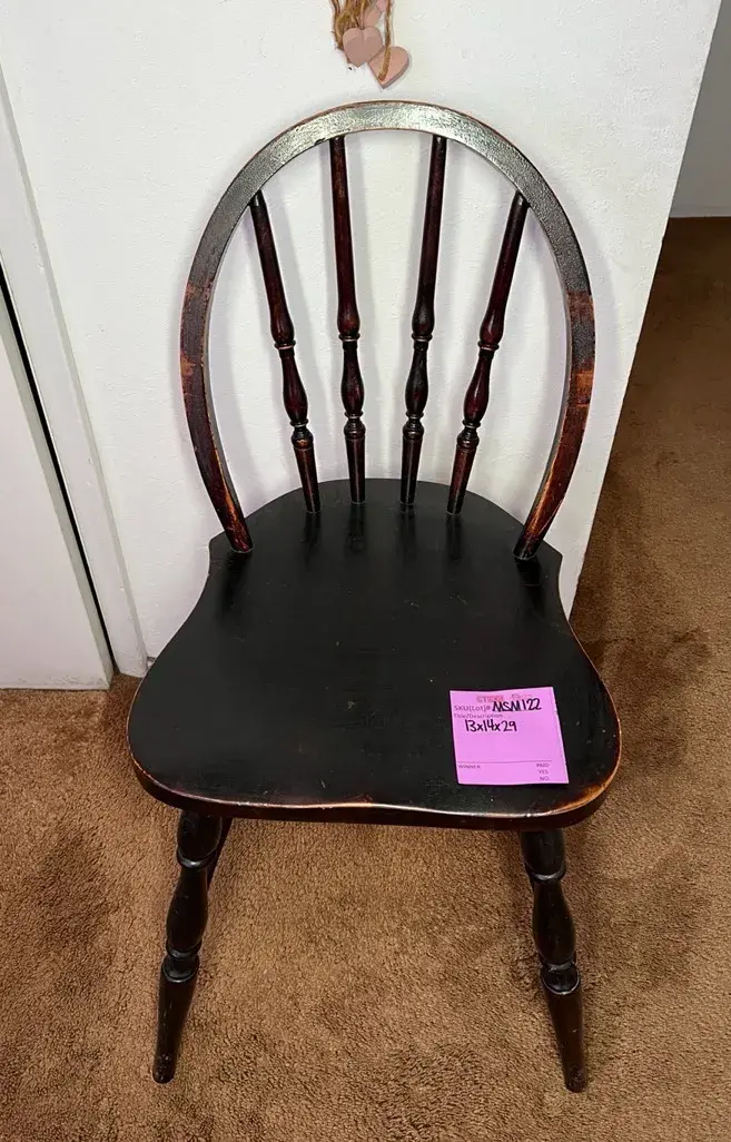 Wooden Windsor-Style Hoop Back Children’s Side Chair
