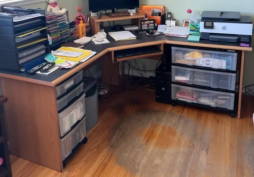 L-Shaped Wooden Corner Computer Desk
