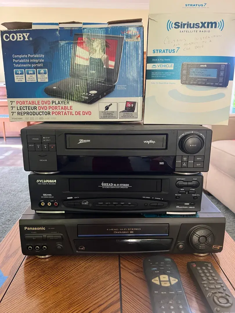 Lot Of Three VHS/VCR/CD Players