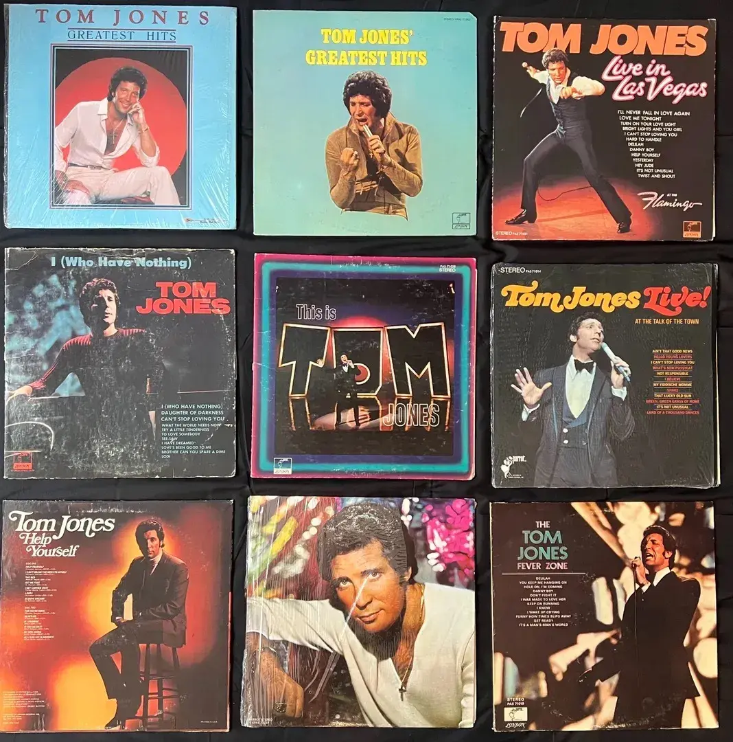 Collection Of Tom Jones LP Albums
