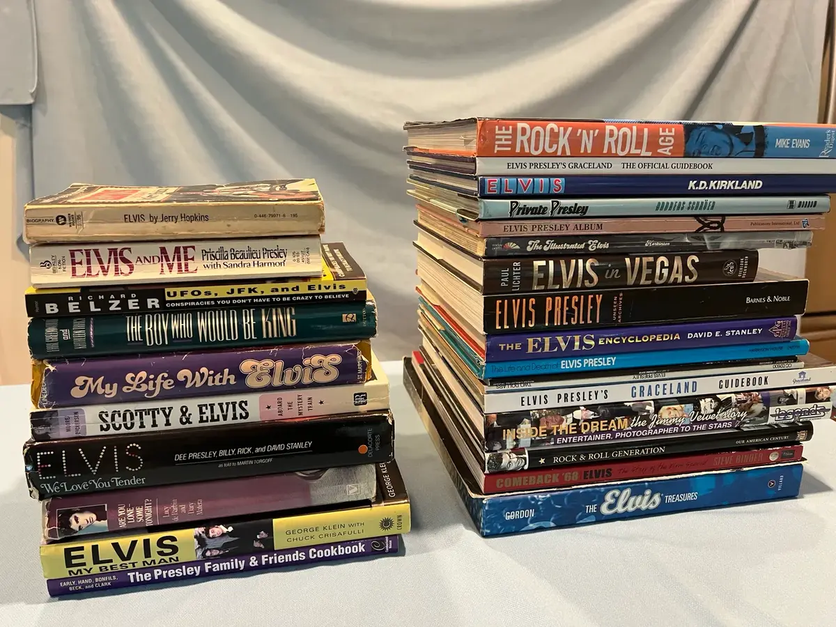 Collection Of Elvis Presley Books