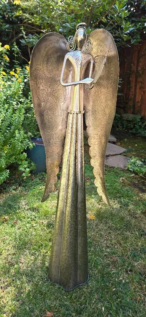 Large Etched Brass/Metal Angel