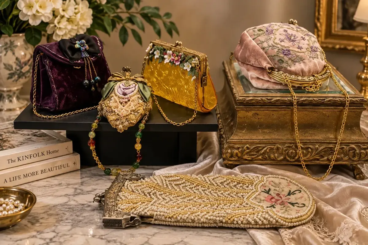 Collection of Decorative Miniature Purses Bag (5 pcs)