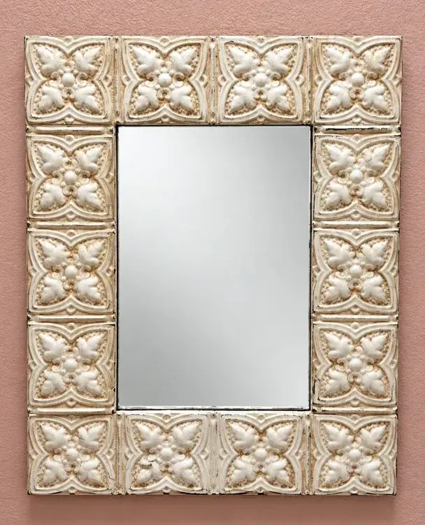 Urban Artifacts Architectural Salvage Tile Mirror  Made in America 