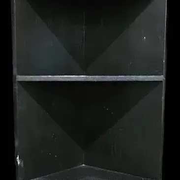 Wooden Black Corner Shelf