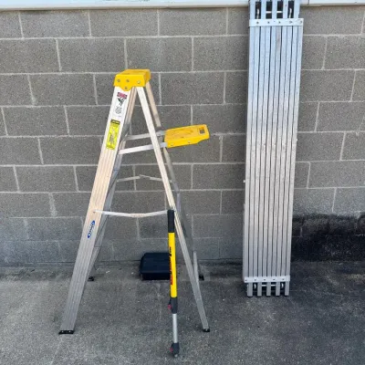 Werner Step Ladder & Little Giant Plank
