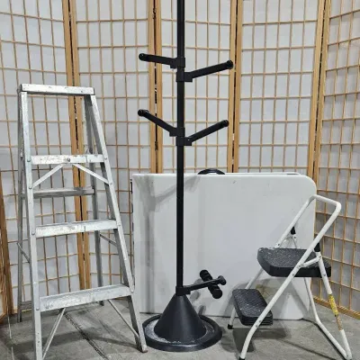 4FT Aluminum Ladder, Collapsible Table & More