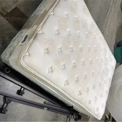 Spring Air Full-Size Mattress & Frame.
