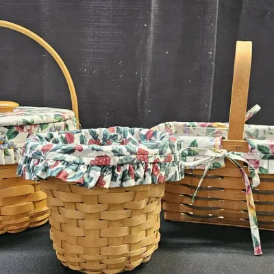 Longaberger Baskets #2. ( 3 Baskets )