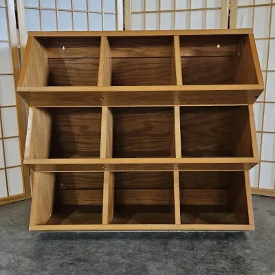 Wooden 9 Cubby Organizer Shelf