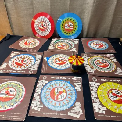1956 Red Raven Magic Mirror Movie Record Mega Lot - Topper & 20 Record