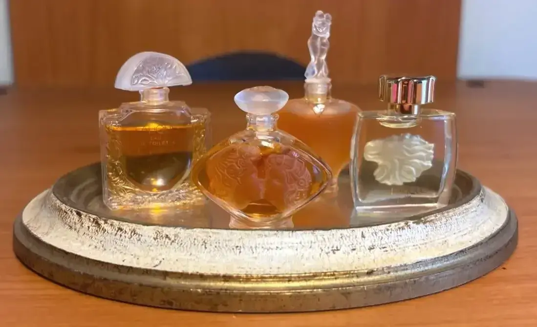 Miniature Assortment Of Lalique Perfume Bottles